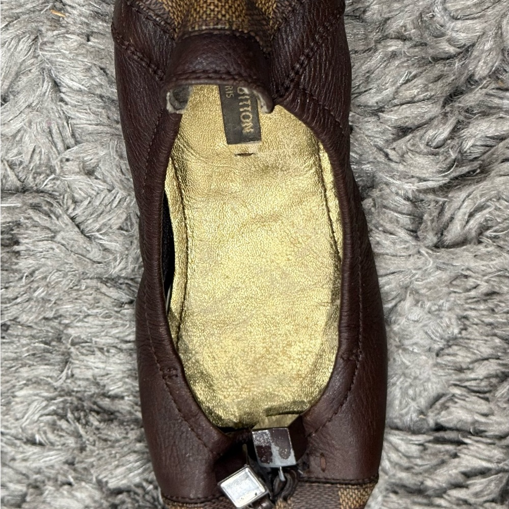 Louis Vuitton Brown Ballet Flats - Picture 10 of 11